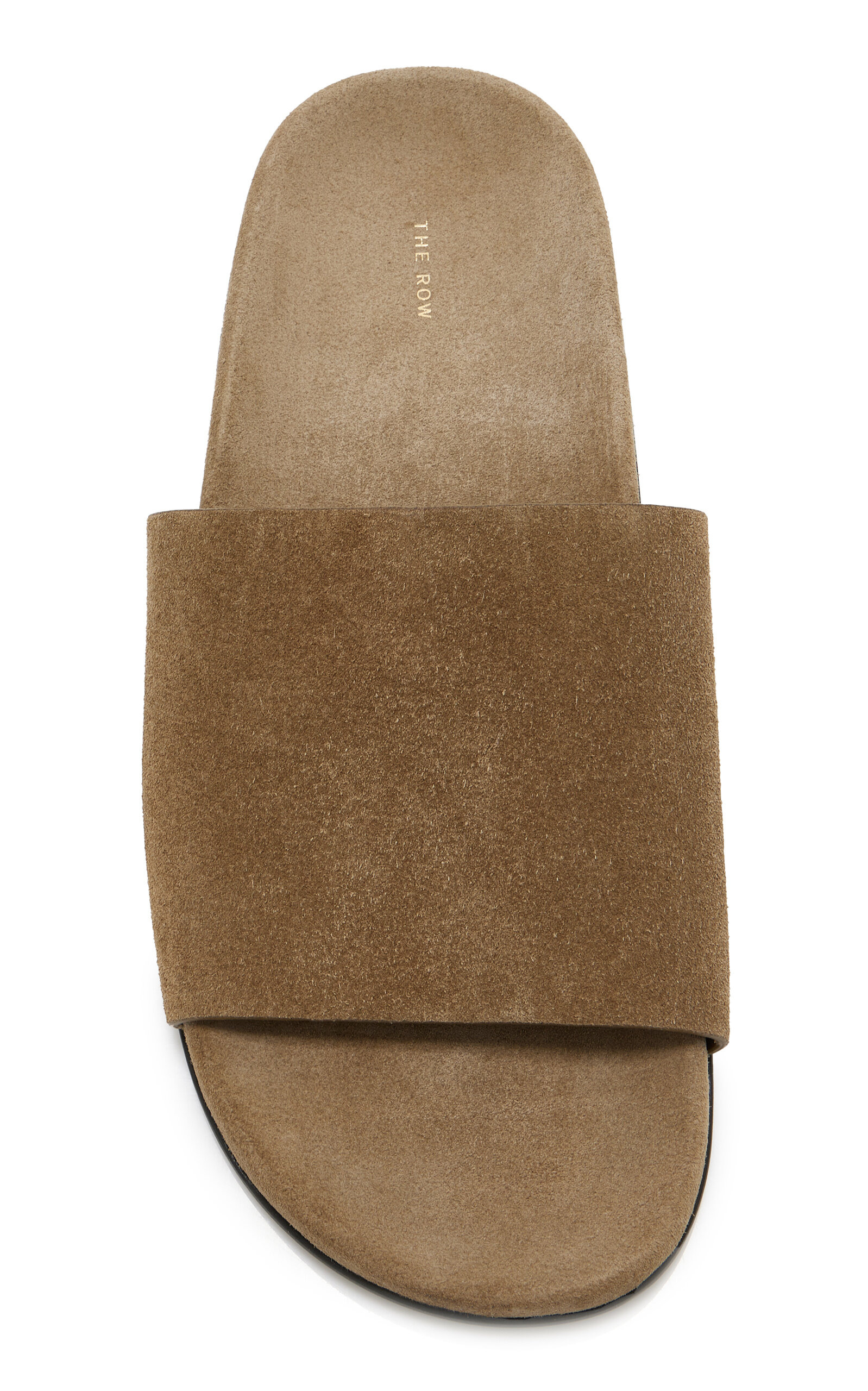 Hugh Suede Slide Sandals neutral - 3