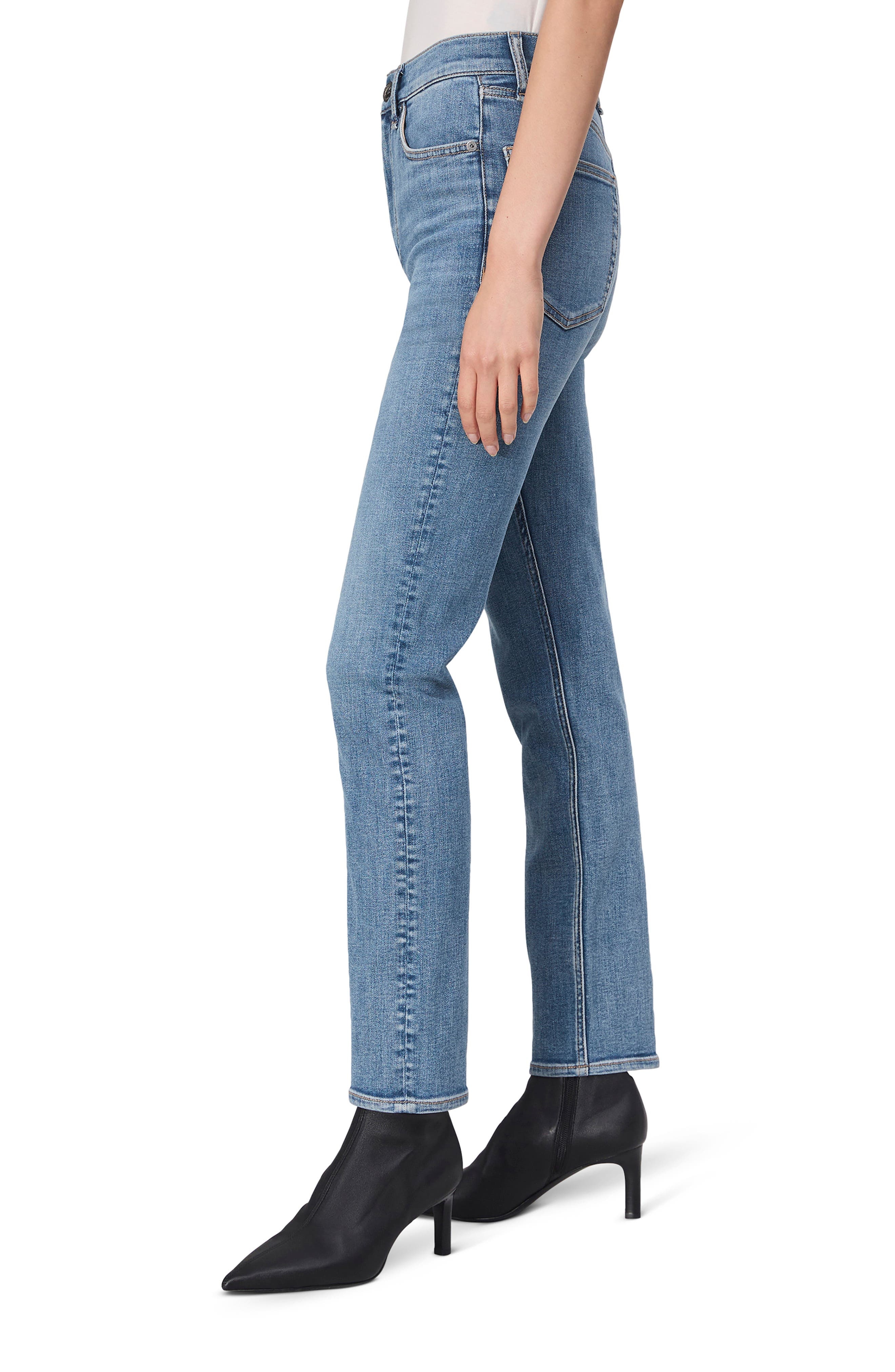 rag & bone Flexi Wren High Waist Slim Straight Leg Jeans in Mack at Nordstrom - 3