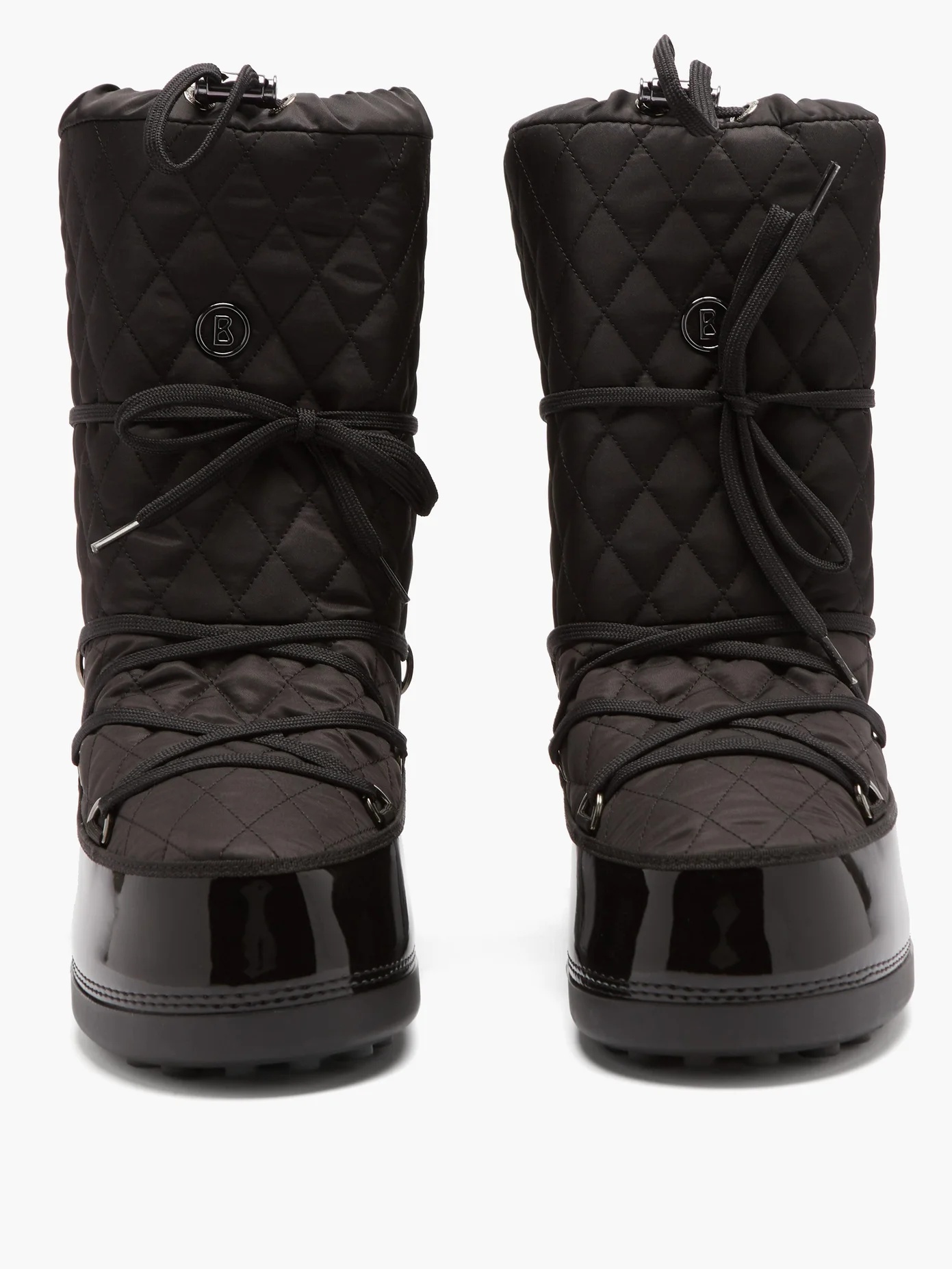 Tignes quilted lace-up snow boots - 5