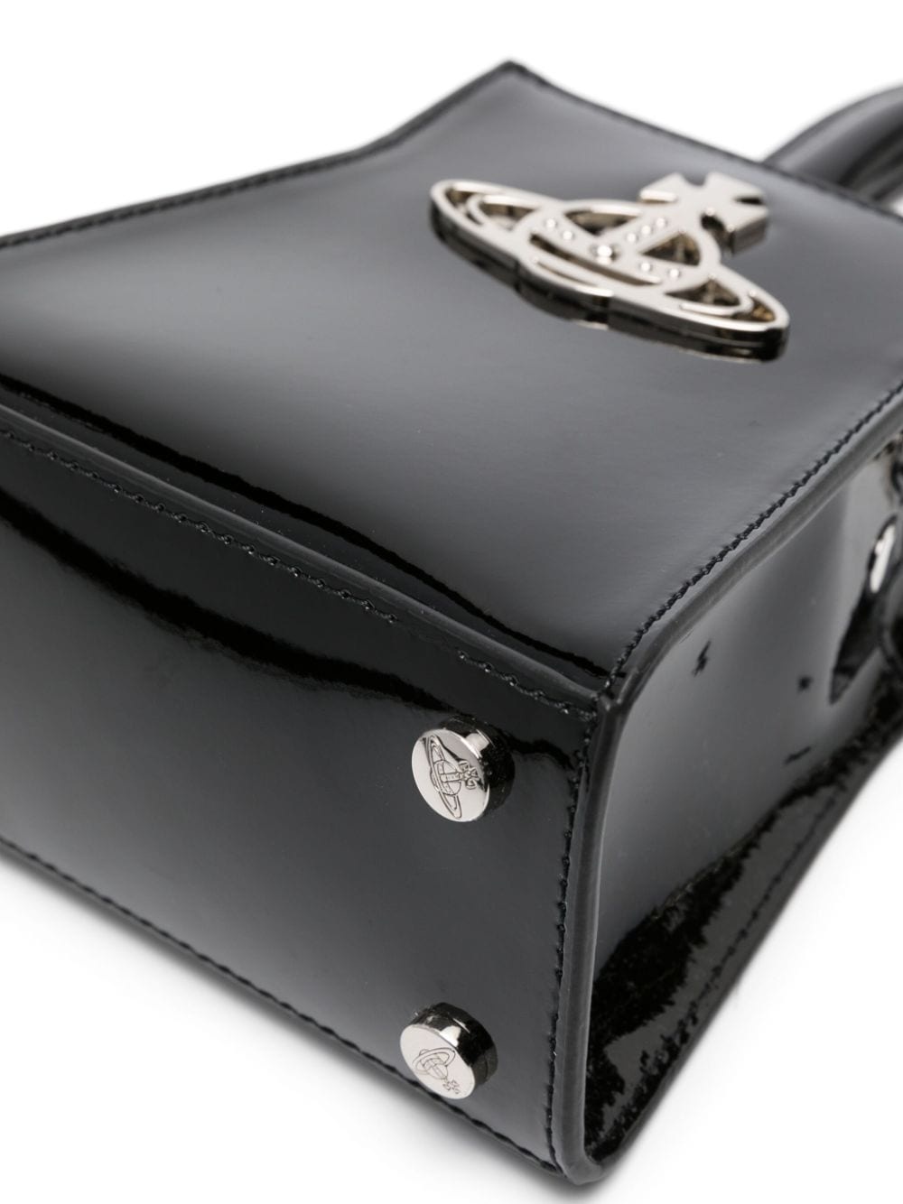 small Kelly patent leather tote bag - 4