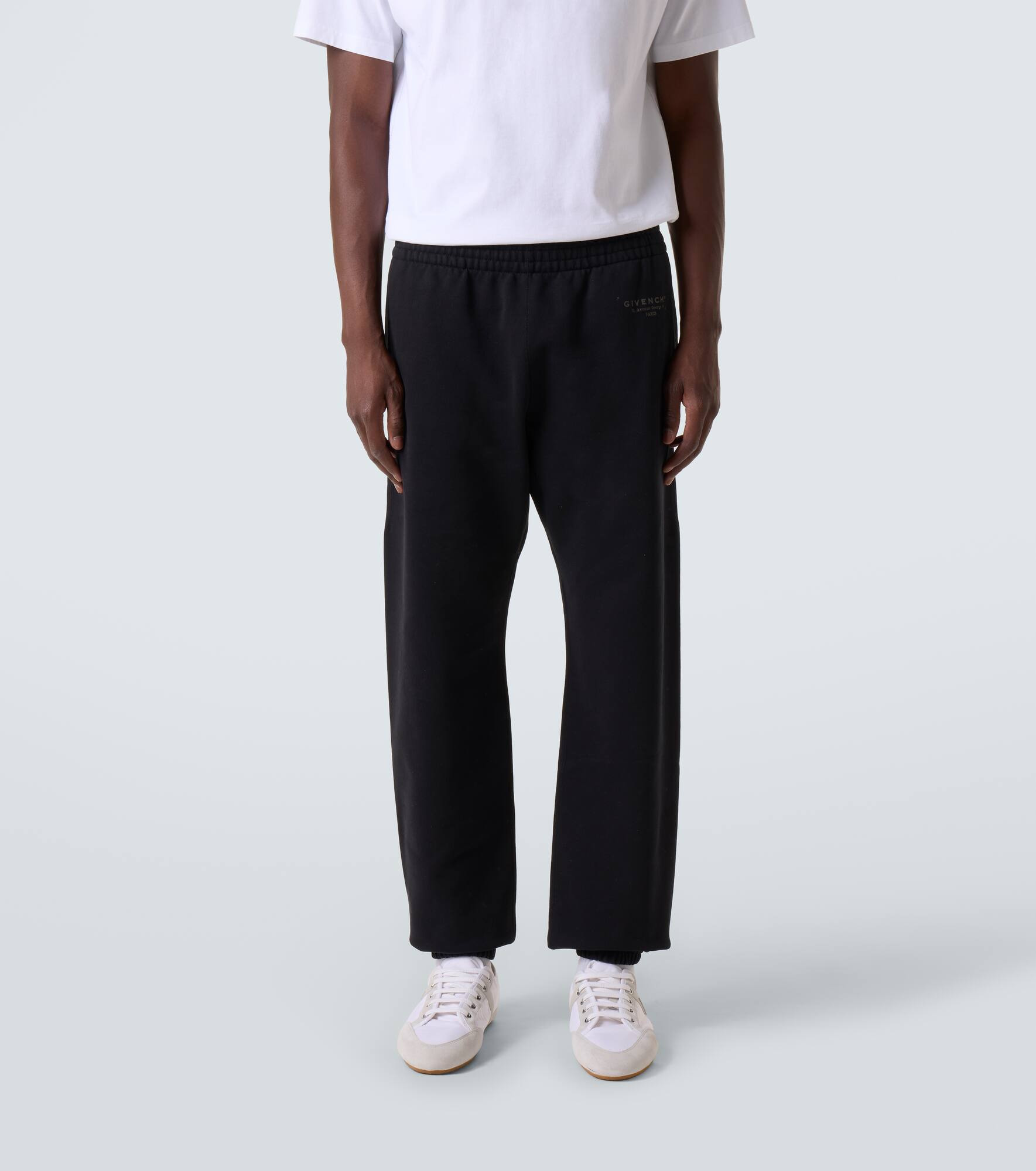 Givenchy Stamp cotton fleece sweatpants - 3