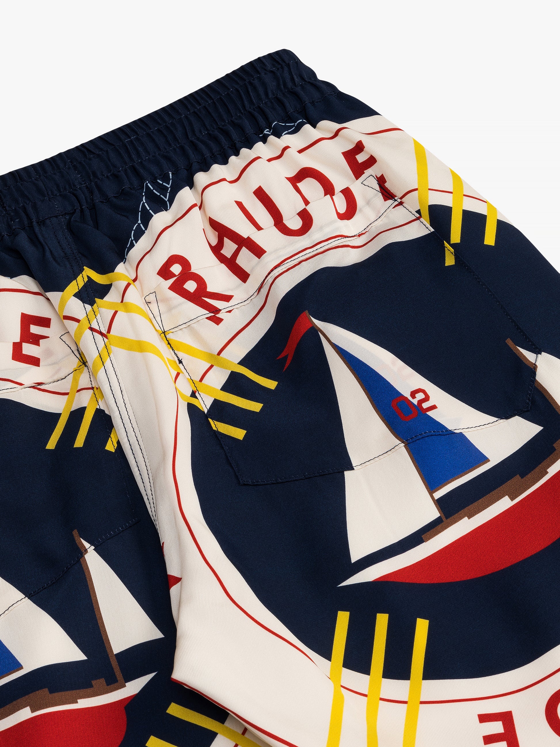 RHUDE FLAG SAIL SILK PANT - 4