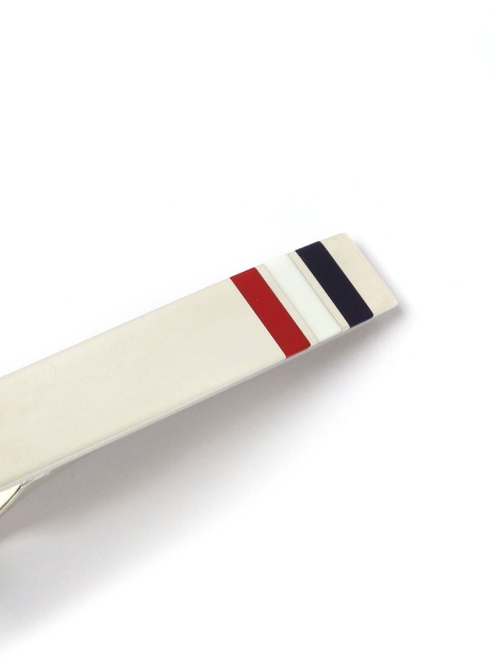 RWB-stripe sterling-silver tie bar - 3