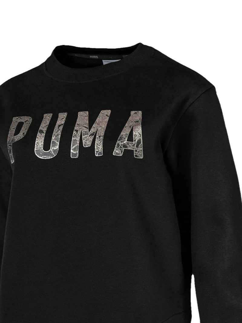 PUMA logo fleece mini dress outlook