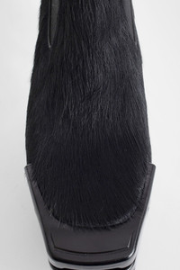 靴 rick owens Pony hair kiss boot Rick Owens Ponyhair Kiss Heel boots from | Depop