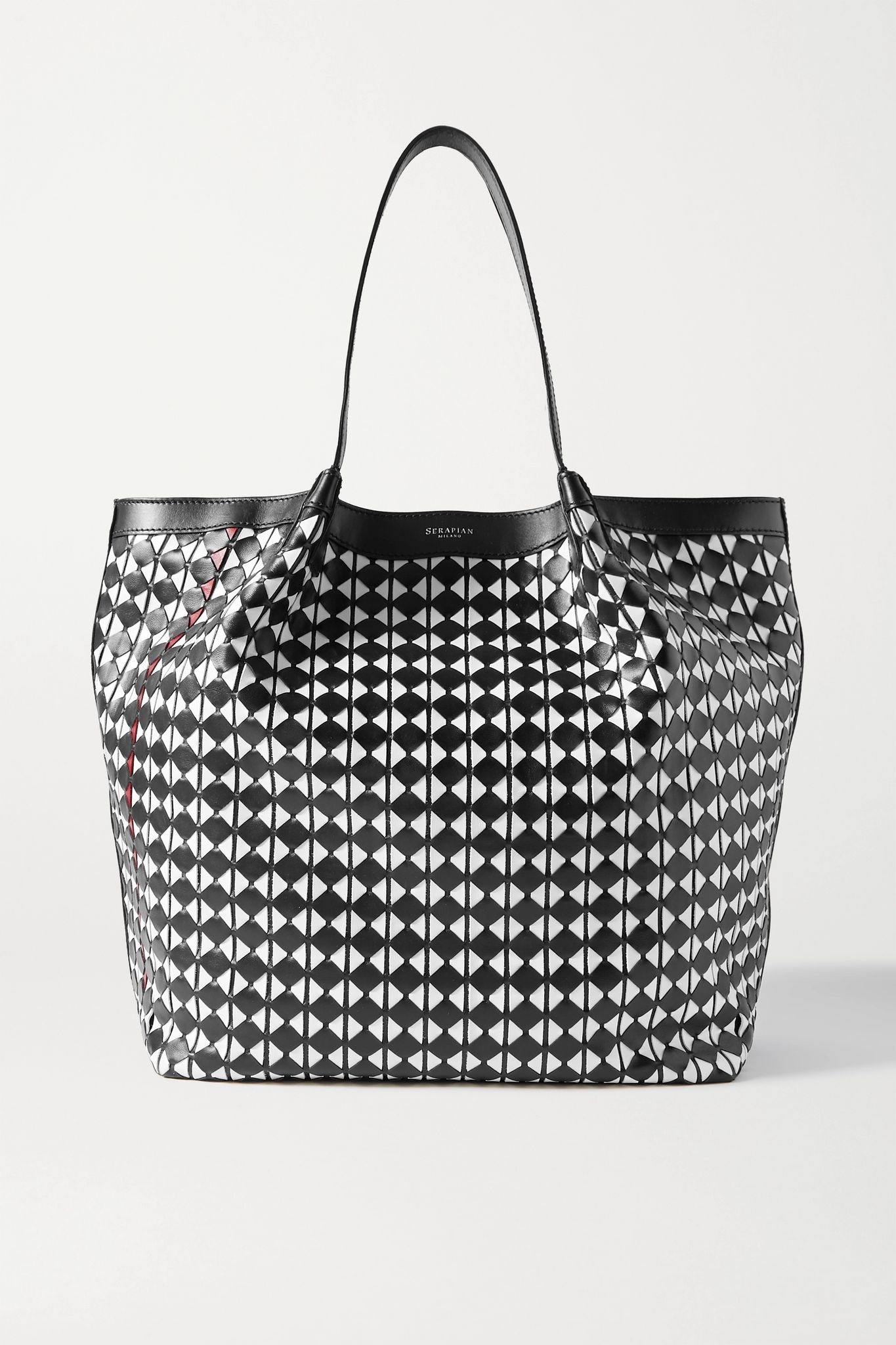 Secret woven leather tote - 1