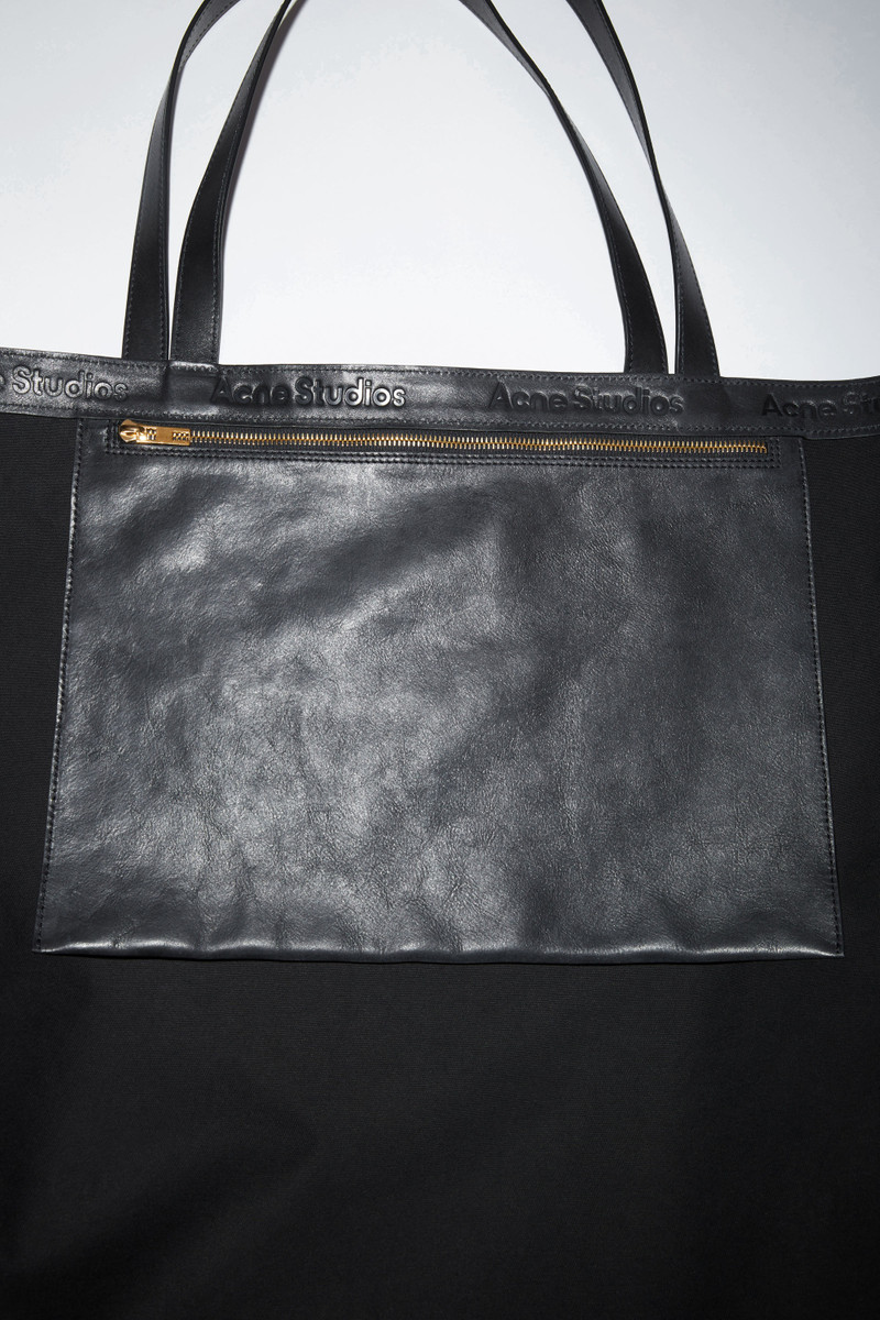 East-West tote bag - Black 6