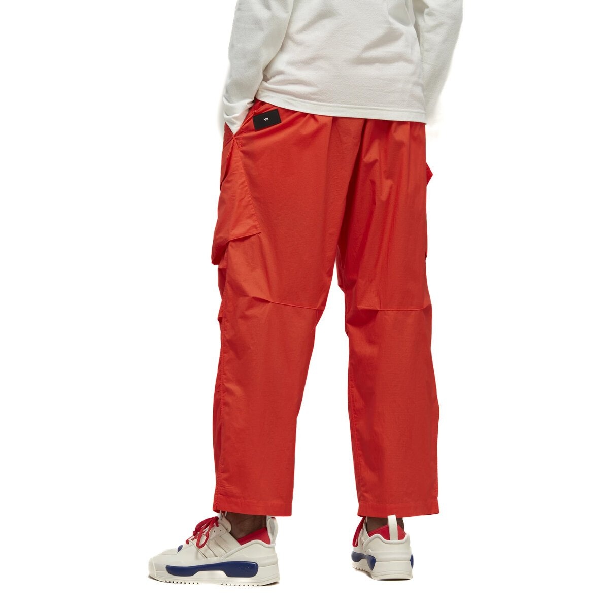 Ripstop Tracksuit Bottoms in Red - 3