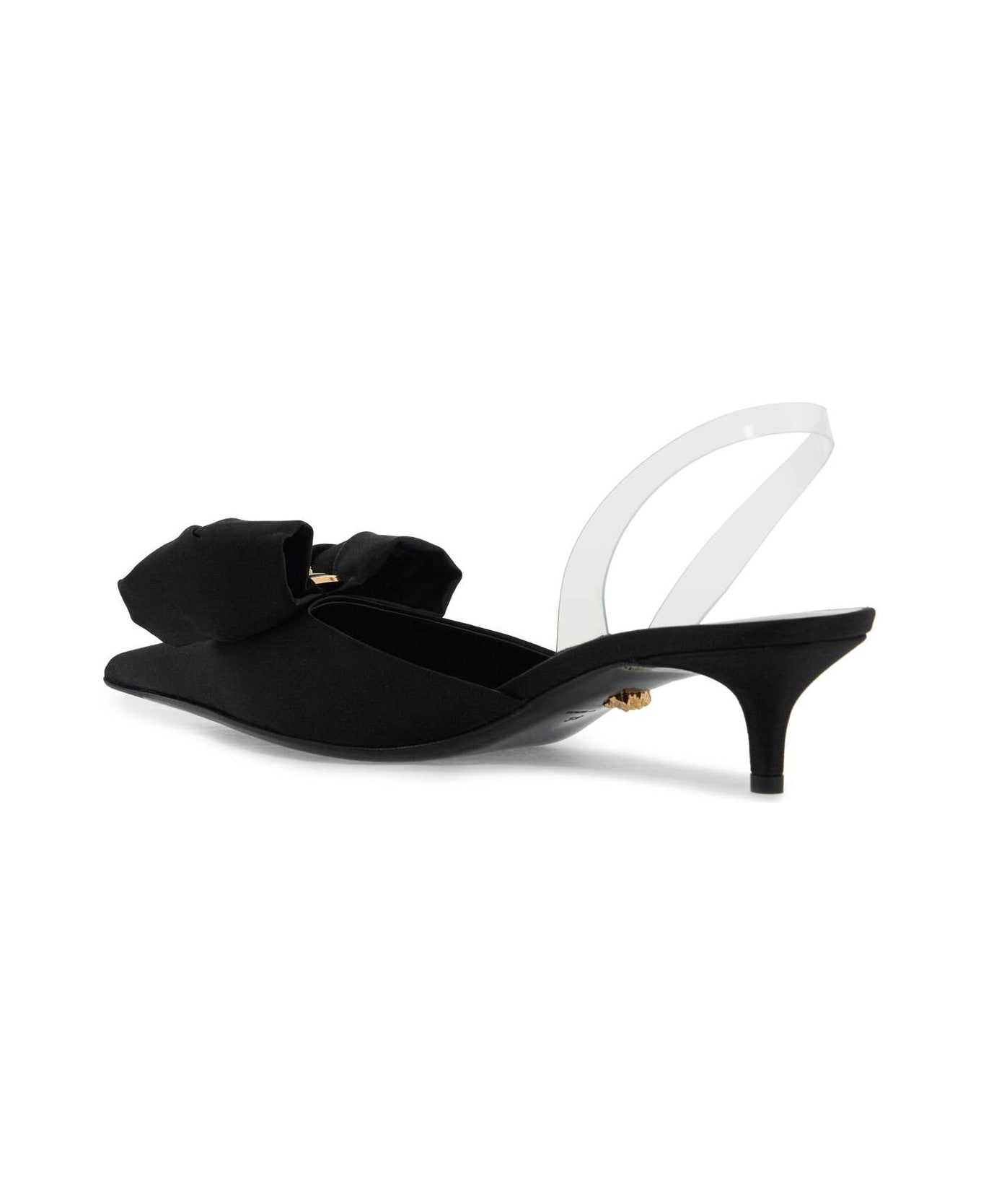 Alia Satin Slingback Pumps - 3
