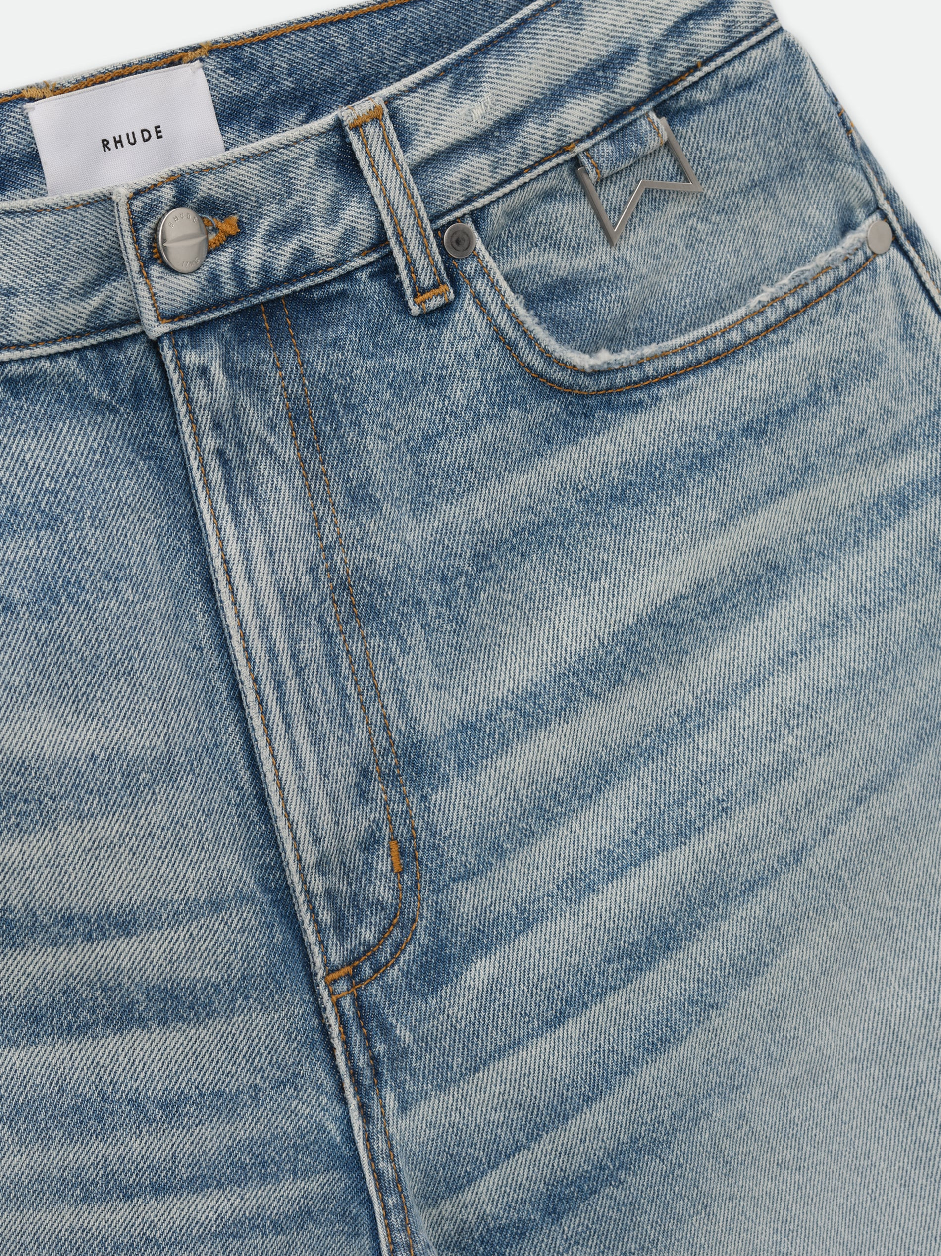DENIM BAGGY SHORT - 3