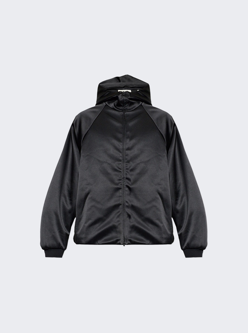 Hooded Bomber Jacket Vintage Black 1