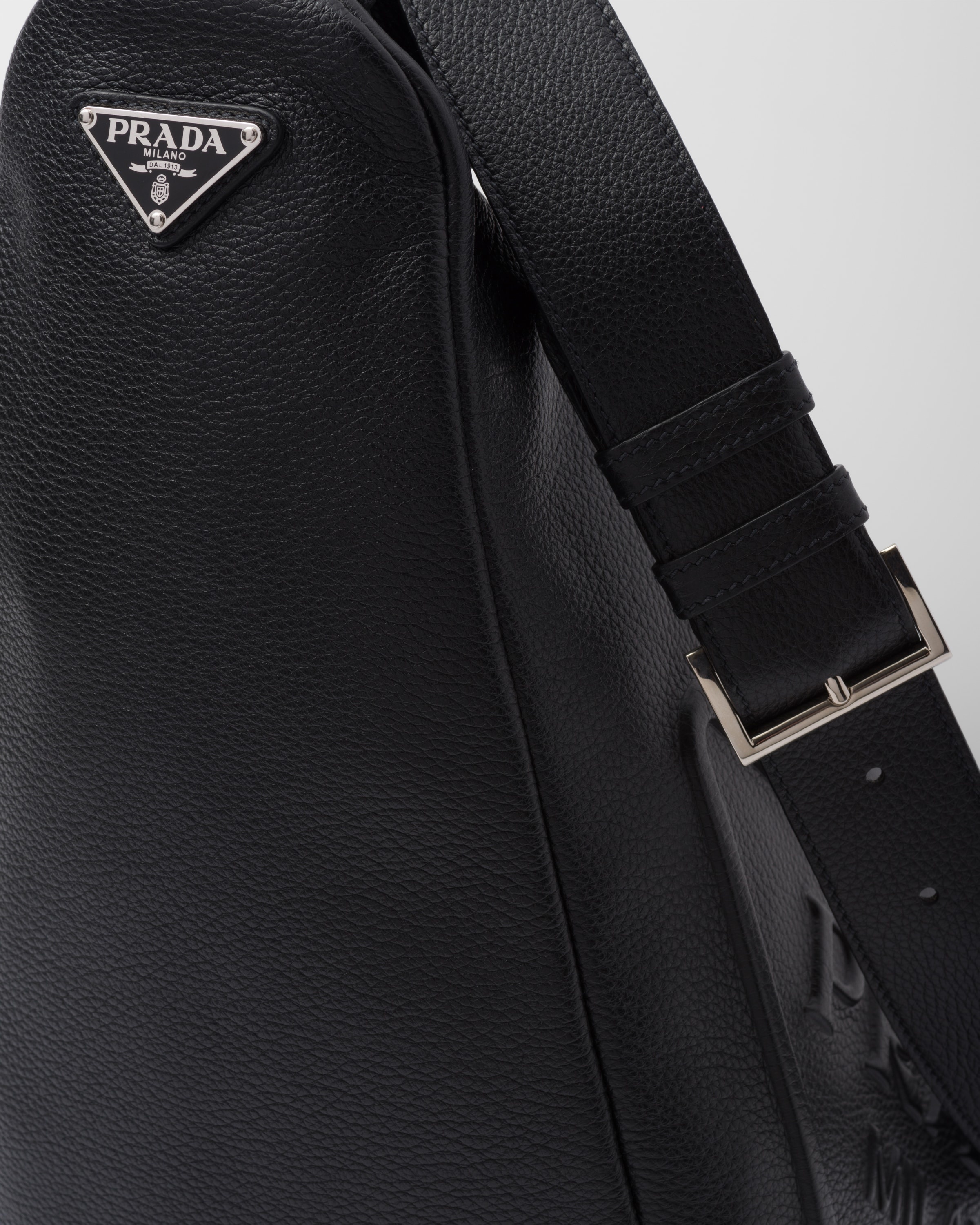 Large leather Prada Triangle bag - 6