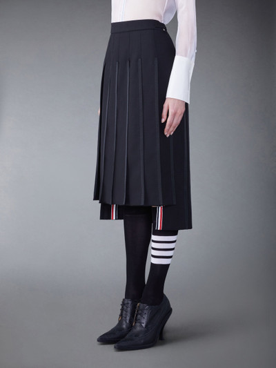 Thom Browne Classic Tipping Pleated Skirt outlook