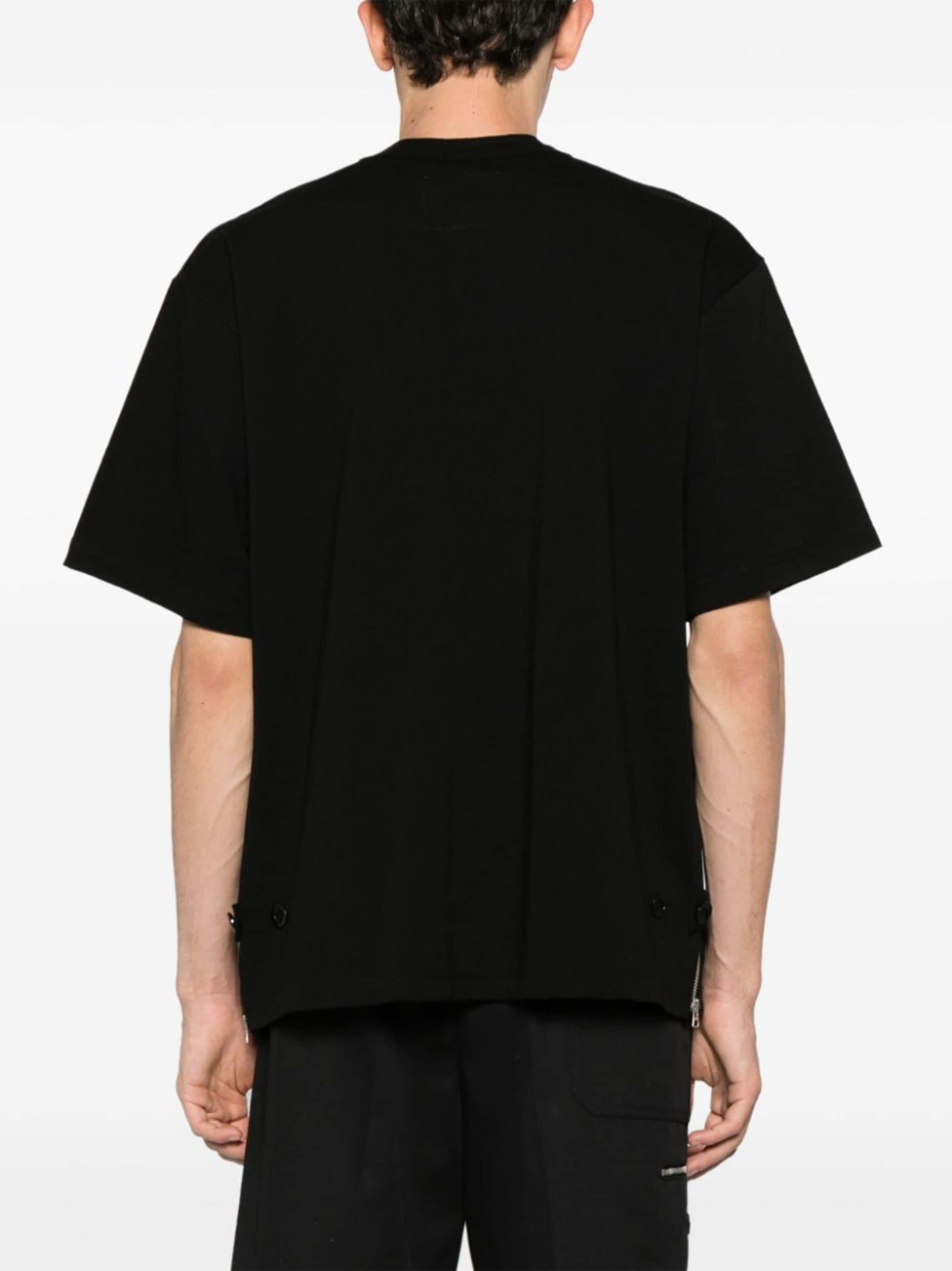 drop-shoulder cotton T-shirt - 4