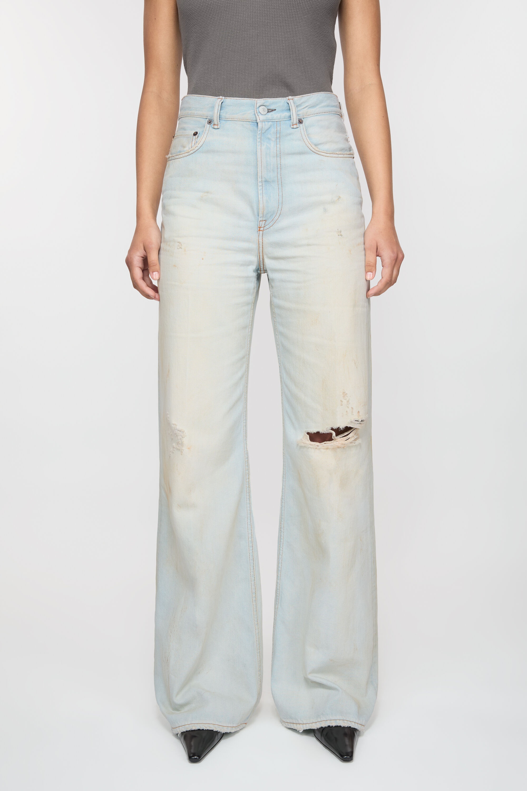 Relaxed fit jeans - 2022 - Light blue/white - 3