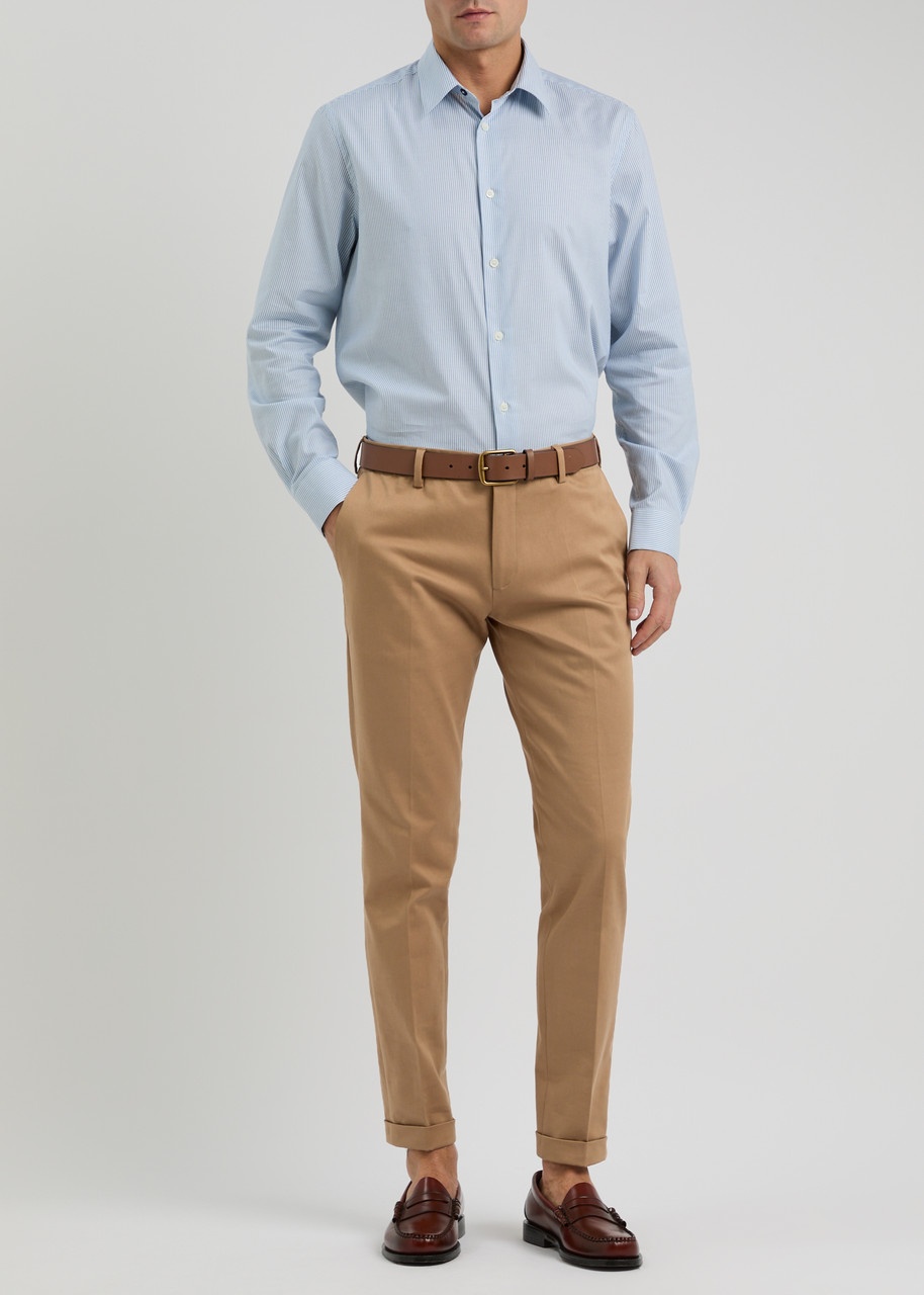 Paul Smith Slim-leg Stretch-cotton Trousers - 4