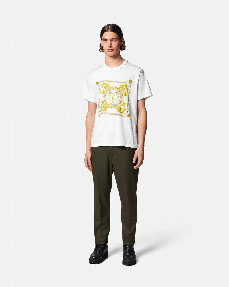 VERSACE JEANS COUTURE V-Emblem Chain T-Shirt outlook