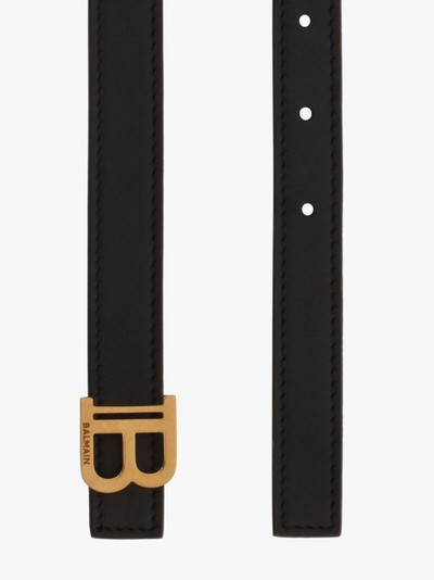 Balmain logo-buckle belt outlook