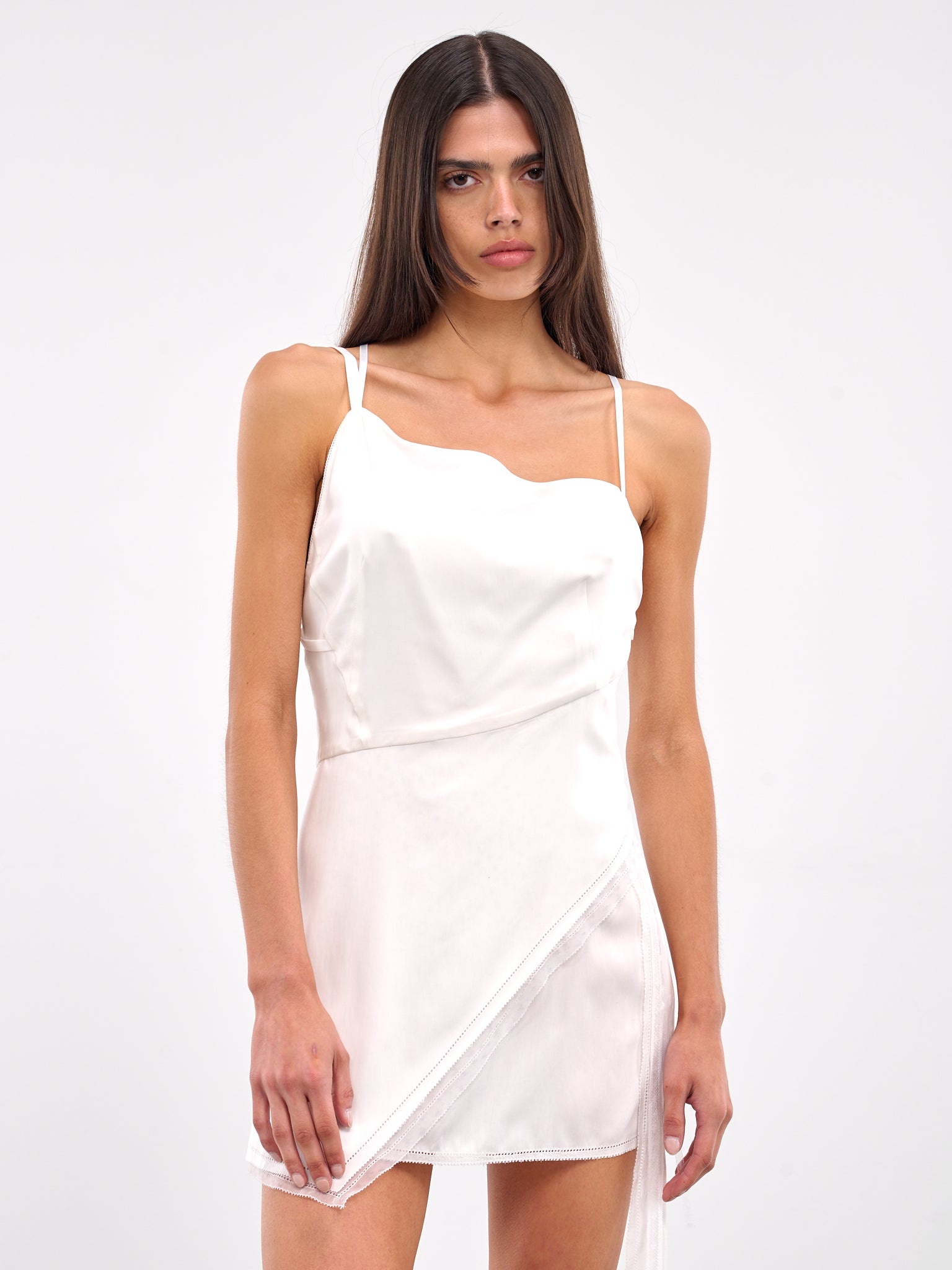 Satin Mini Dress - 4