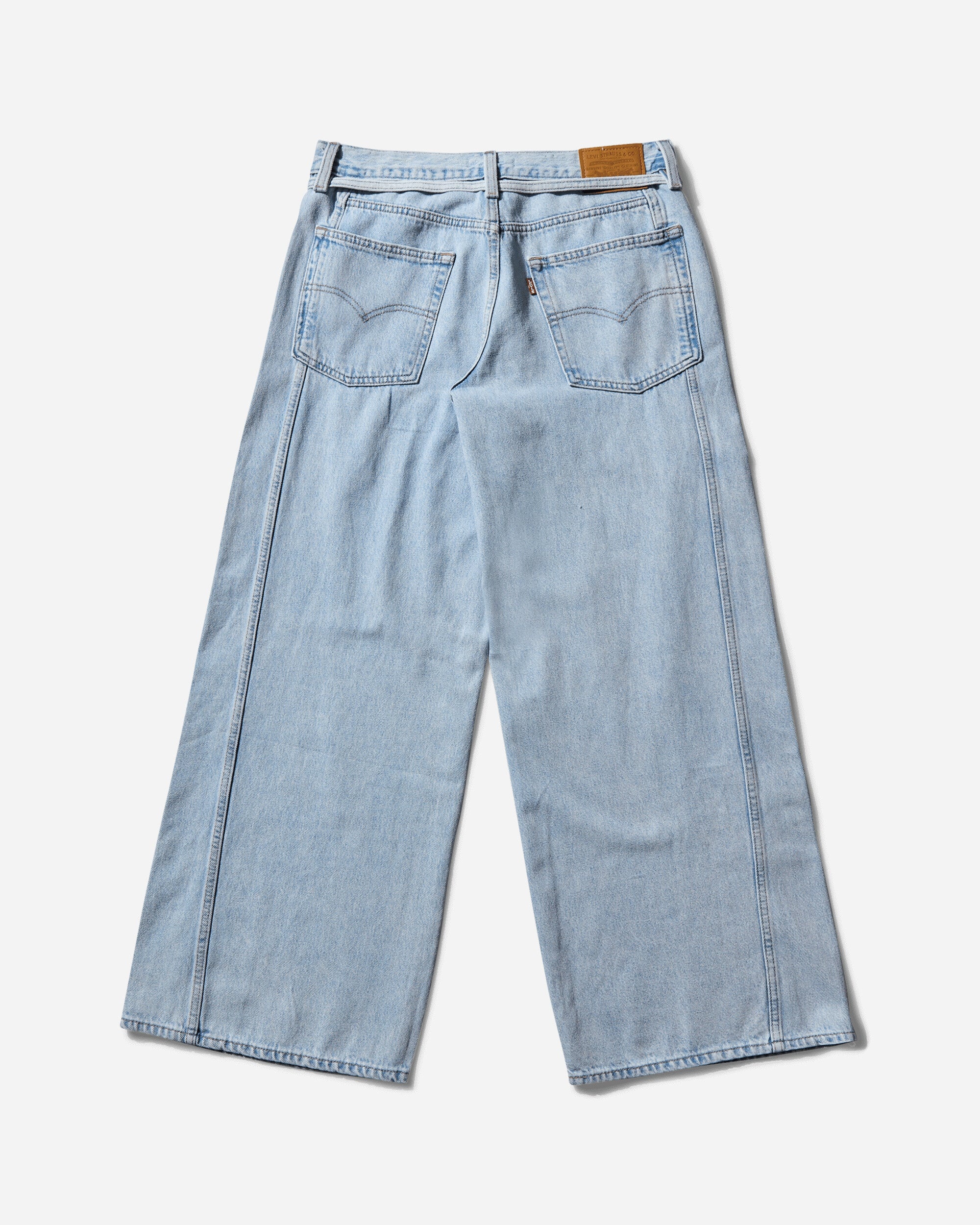 Women's XL Straight Seamed Jeans Blue - 2