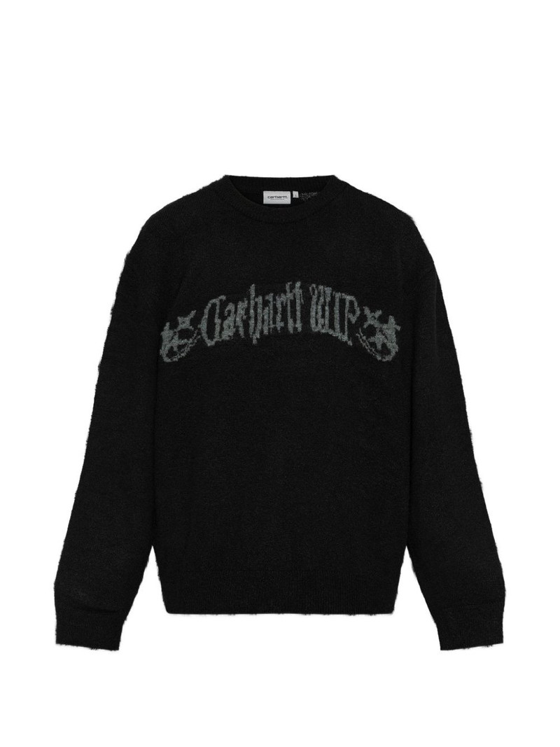graphic knit sweater 1