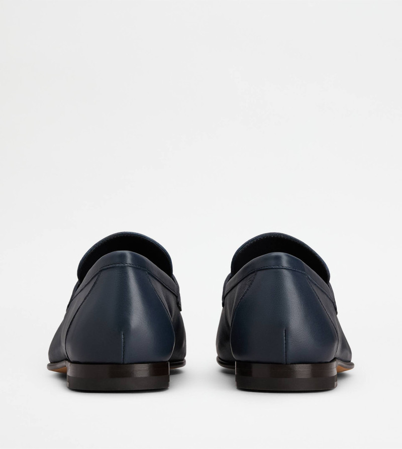 Tod's LOAFERS IN LEATHER - BLUE outlook