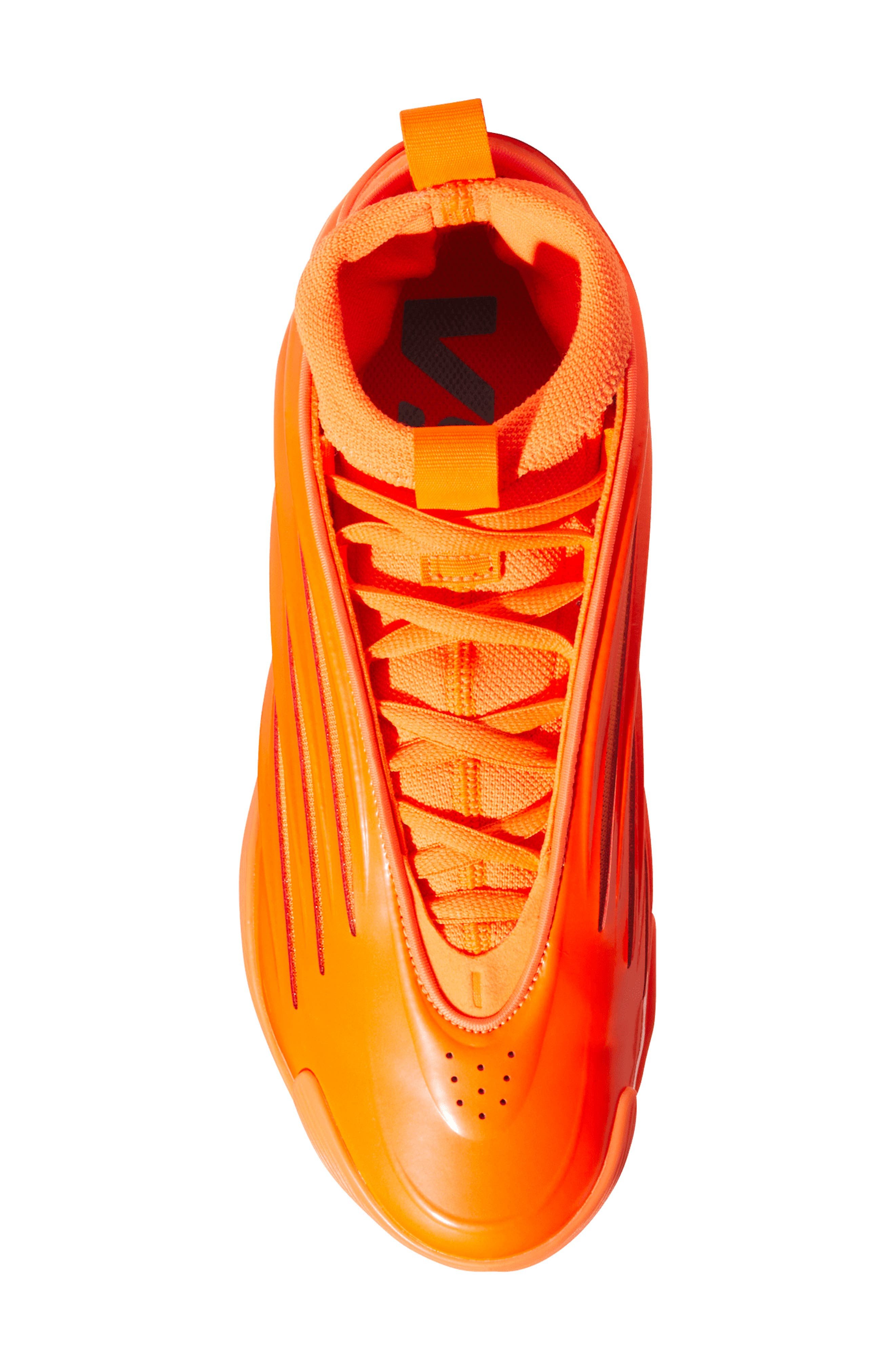 adidas Gender Inclusive Harden Volume 9 Basketball Shoe in Solar Orange/Black/Purple at Nordstrom - 4