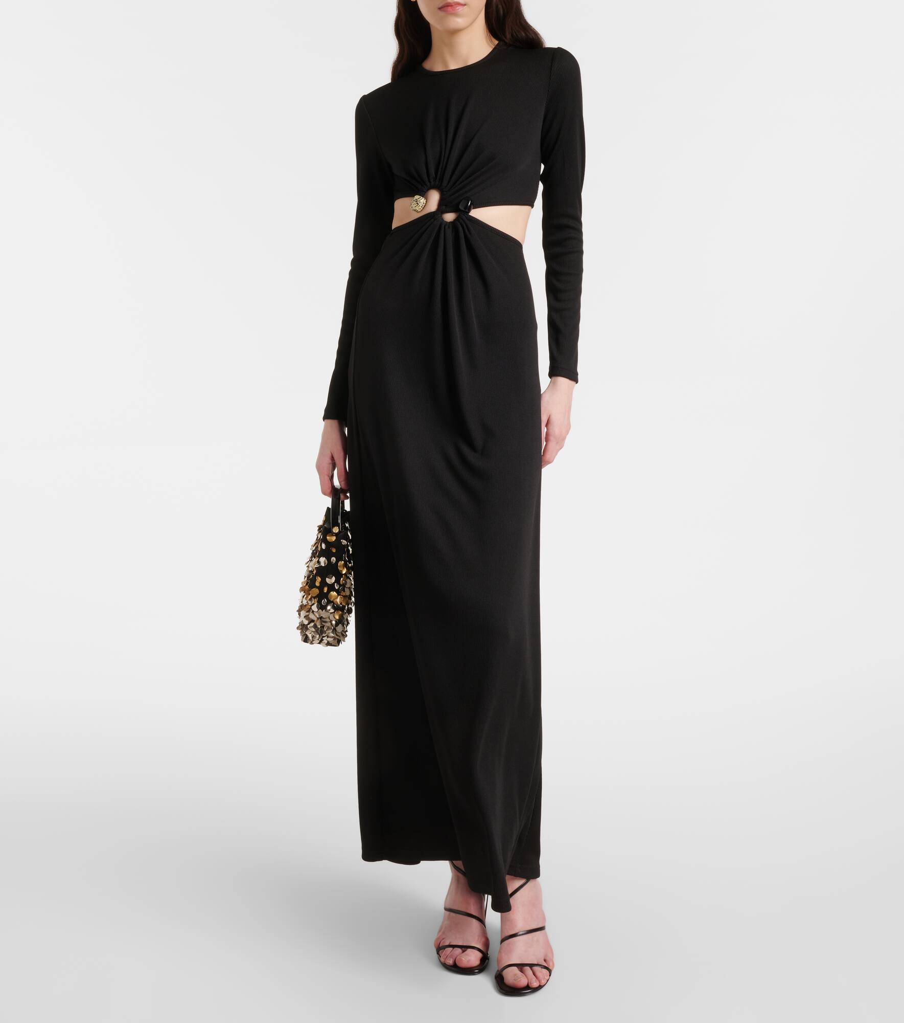 S-Buckle embellished maxi dress - 2