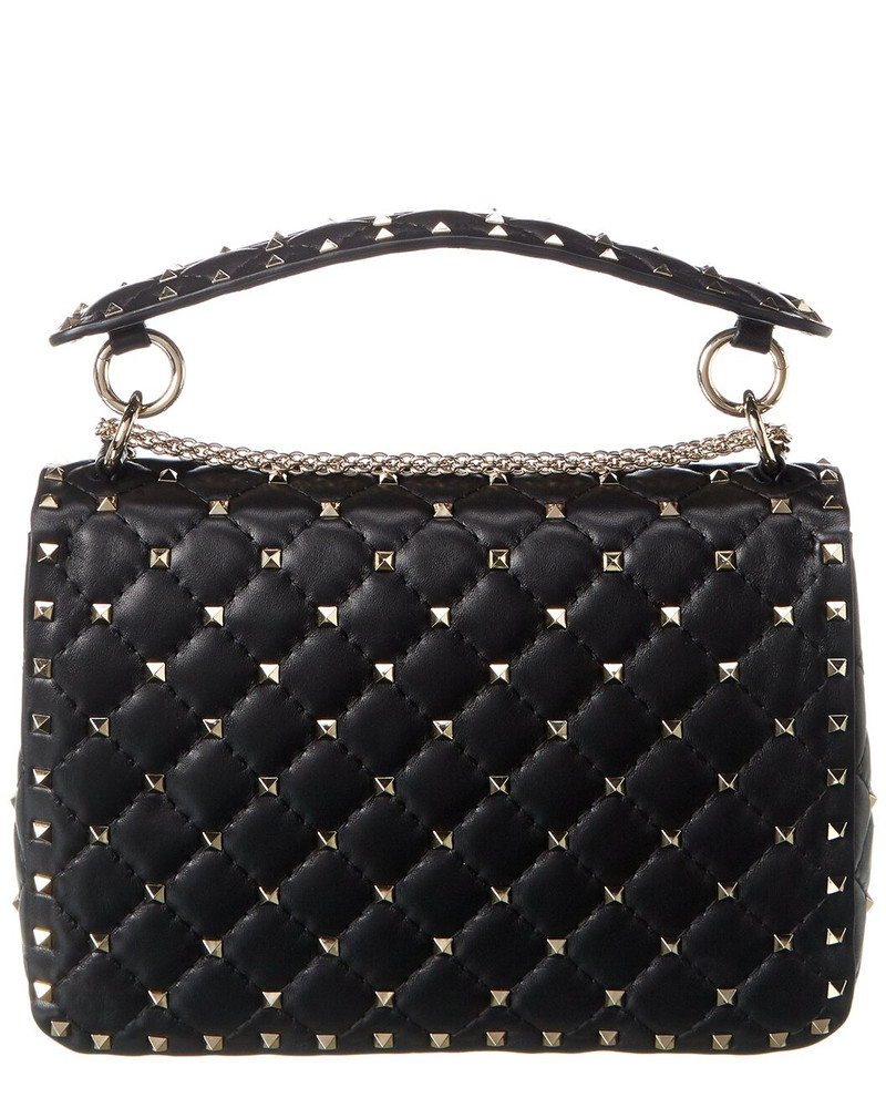 Valentino Valentino Rockstud Spike Medium Leather Shoulder Bag outlook