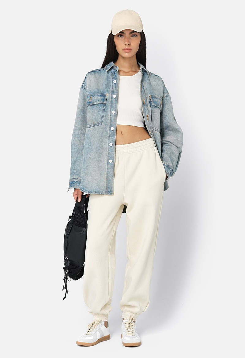 FLEECED BALLOON SWEATS 1