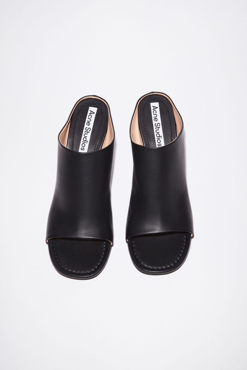 Leather mules - Black 2