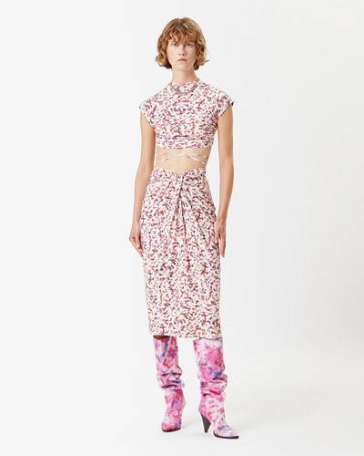 Isabel Marant Étoile JELDIA PRINTED MIDI SKIRT outlook