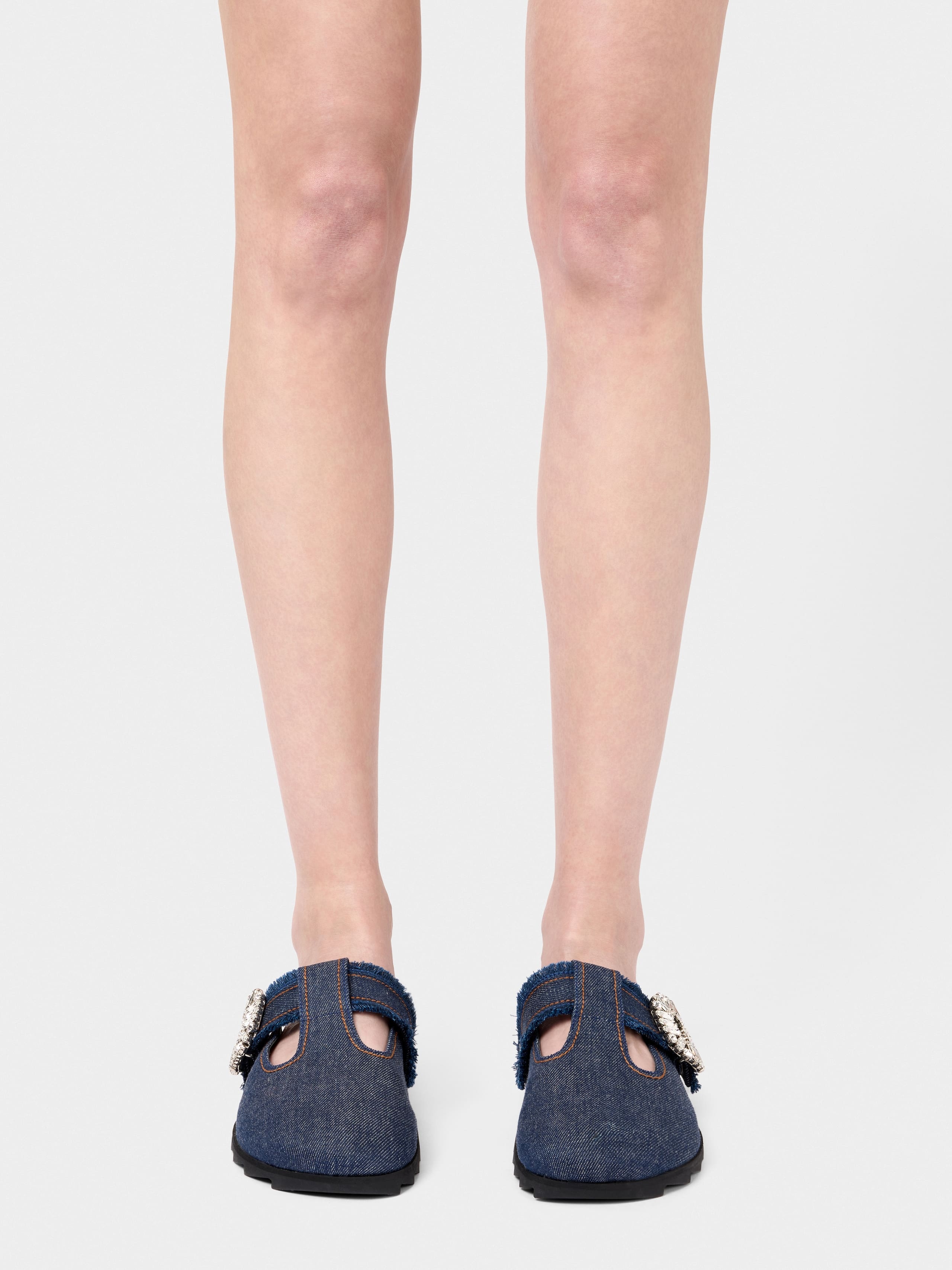 Slidy Viv' Mules in denim - 10