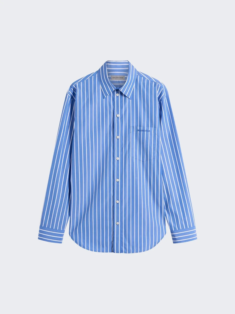 Regular Fit Shirt Blue And White - 1