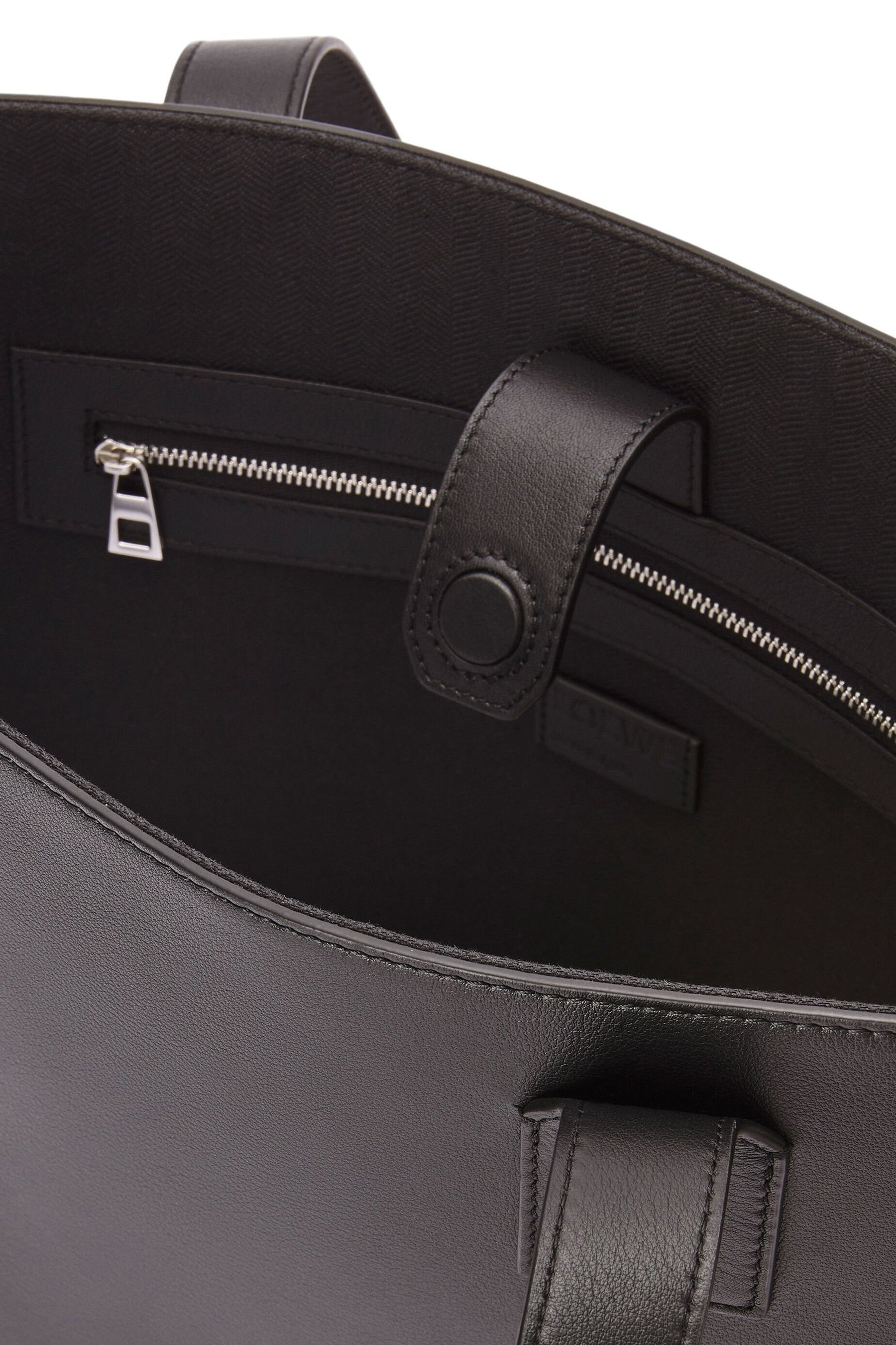 BUCKLE HORIZONTAL TOTE / BLK - 4
