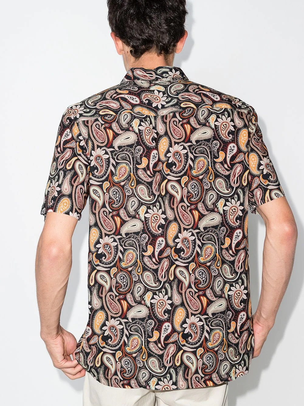 paisley-print Lyocell shirt - 3