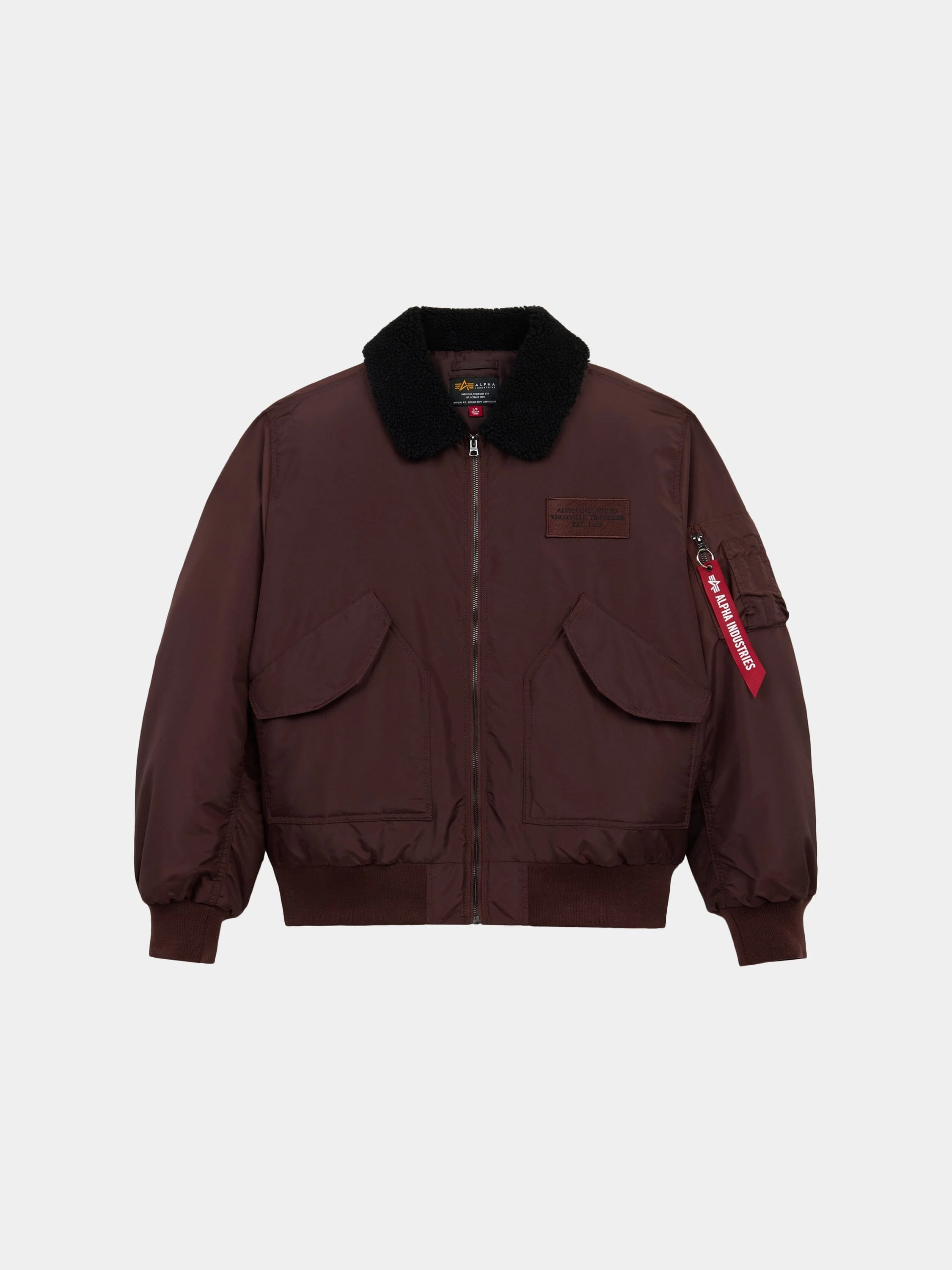 CWU 45/P OXFORD SHERPA COLLARED BOMBER JACKET - 1