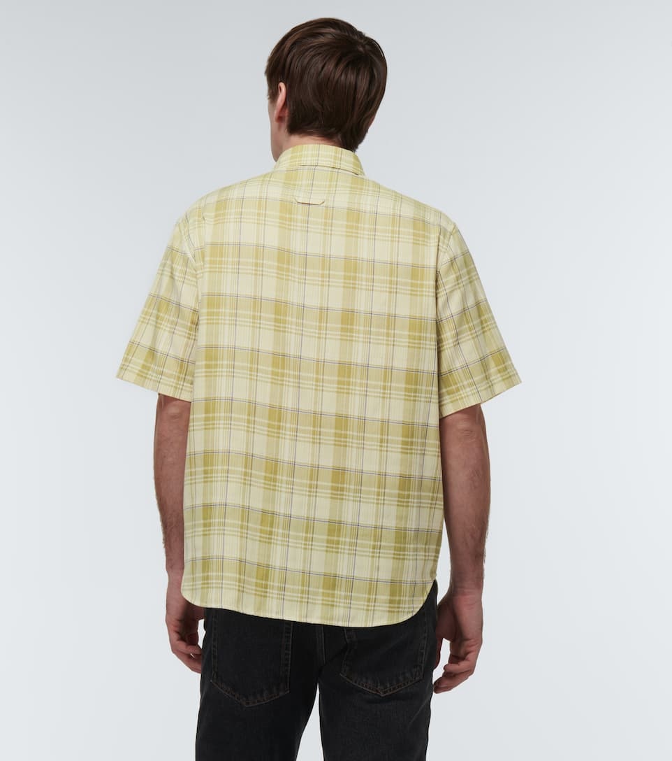 Checked gauze shirt - 4