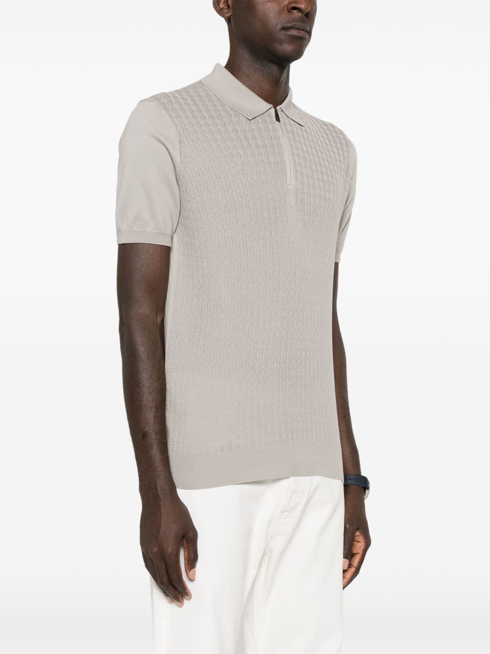 cotton polo shirt - 3