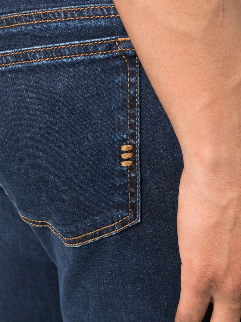 low-rise straight-leg jeans 5