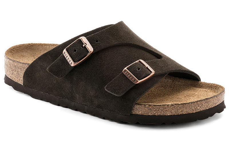Birkenstock Zrich Soft Footbed Suede Leather Narrow Fit 'Mocha' 1009531 3