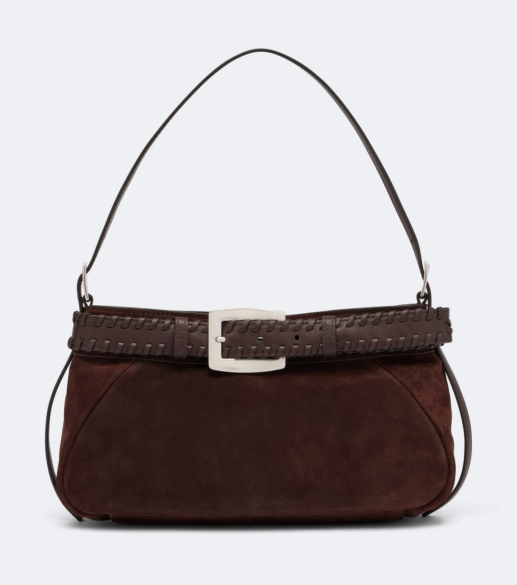 Brooklyn Small suede shoulder bag - 1