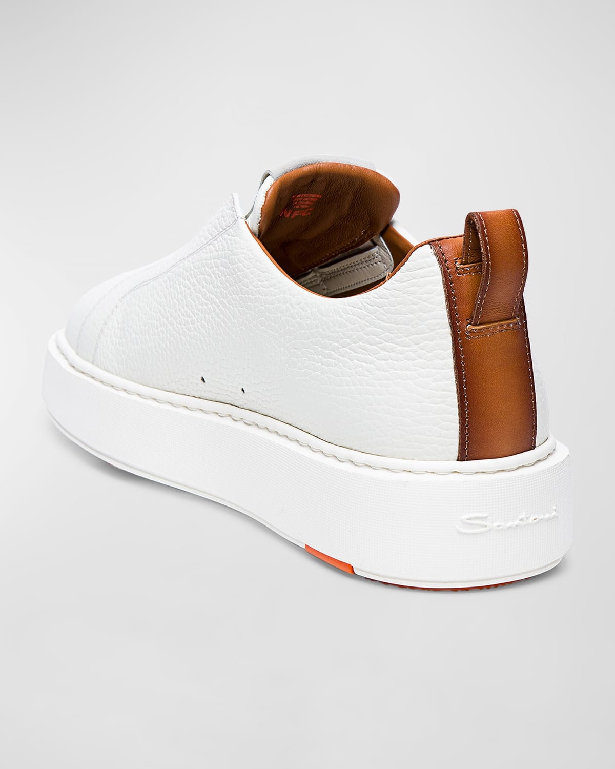 Vicky Leather Slip-On Sneakers - 3