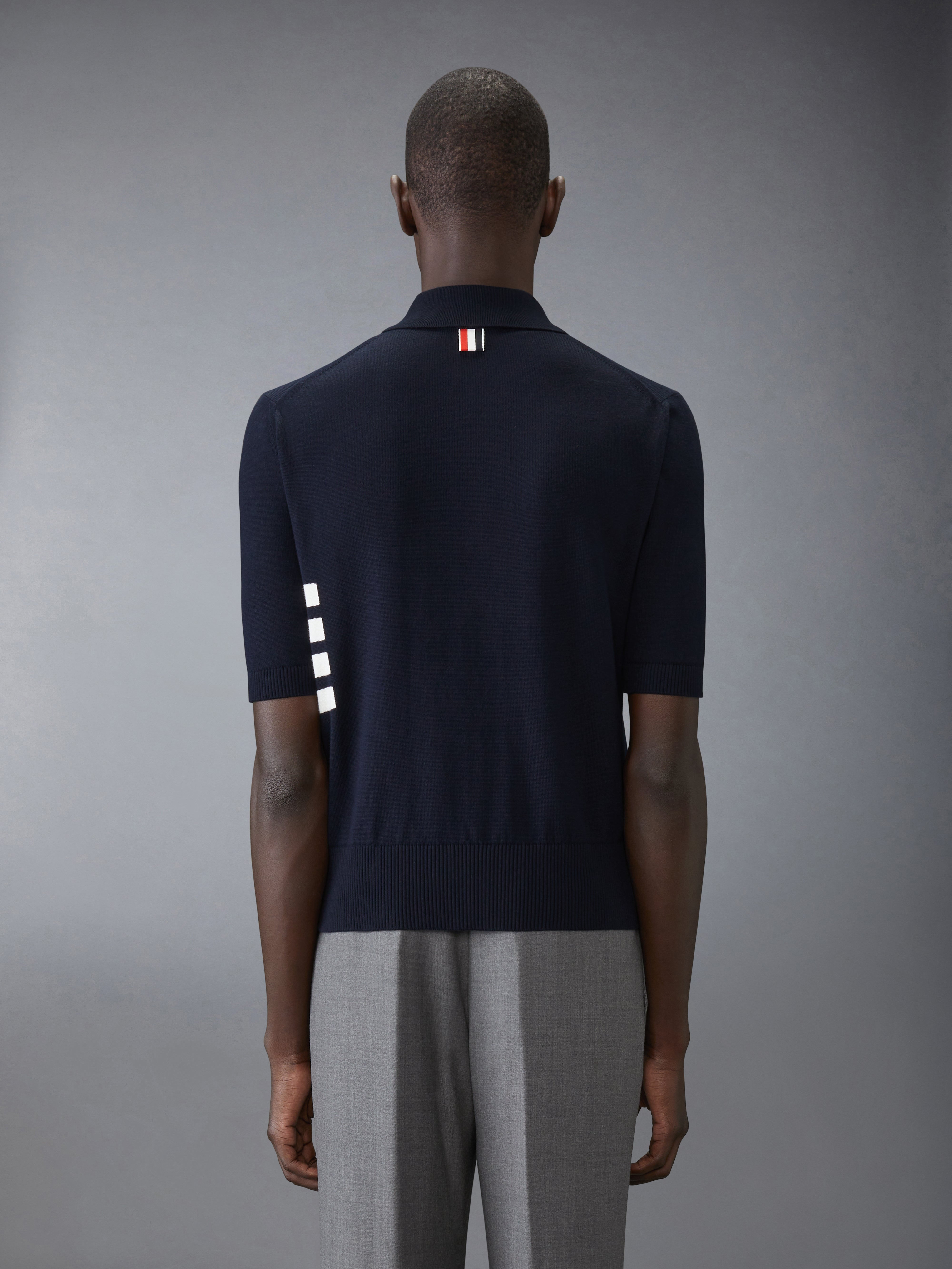 Cotton 4-Bar Relaxed Fit Polo - 3
