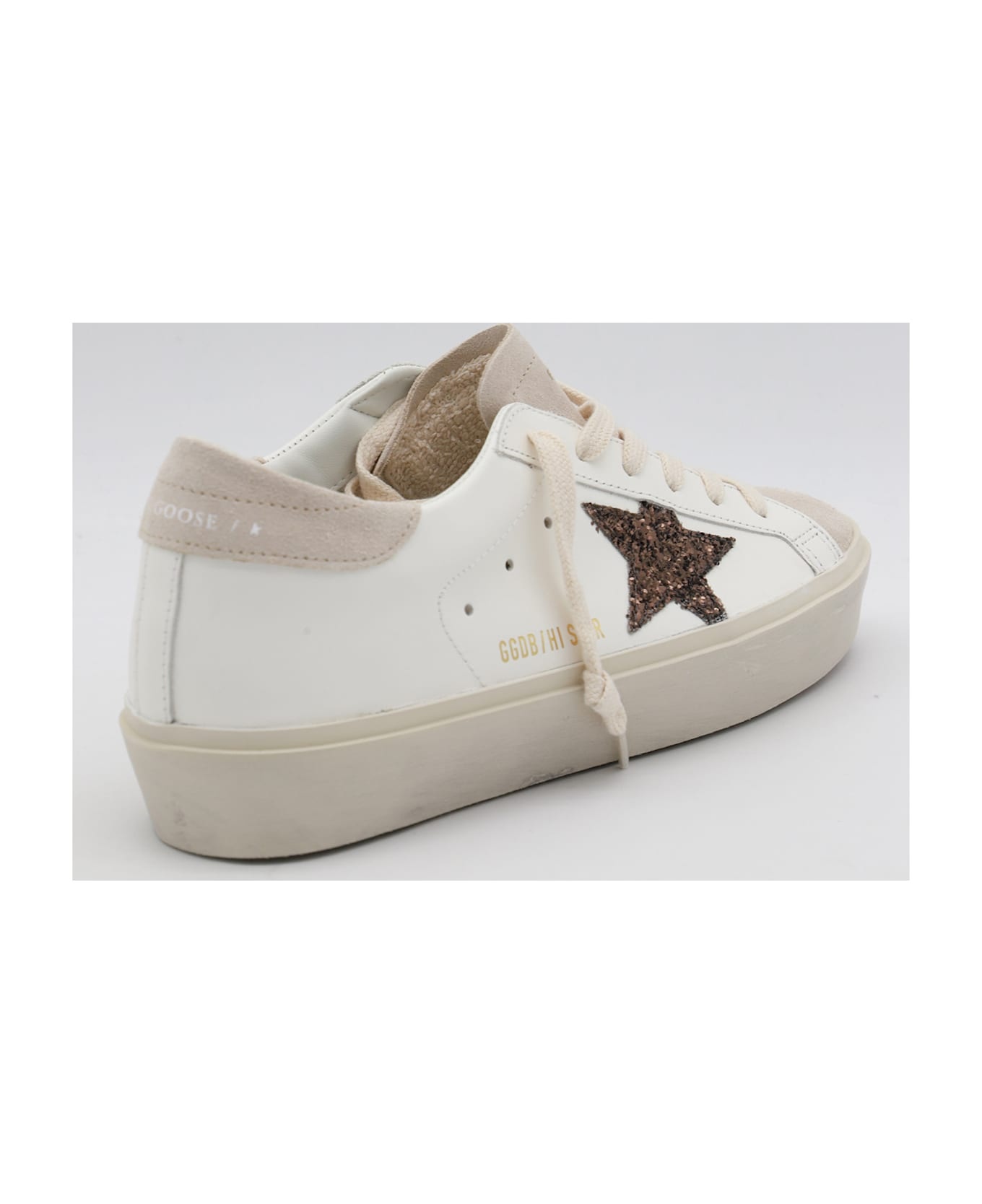 'hi Star' White Leather Sneakers - 2