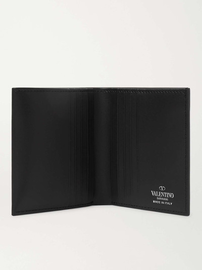 Valentino Valentino Garavani Logo-Print Leather Billfold Wallet outlook