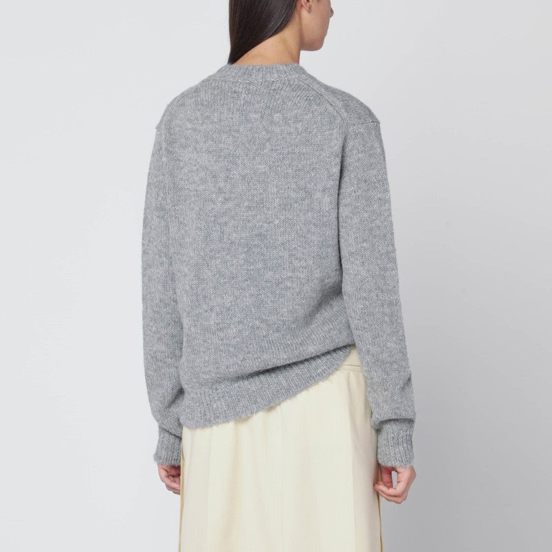 Jil Sander Light grey wool-blend sweater - 2