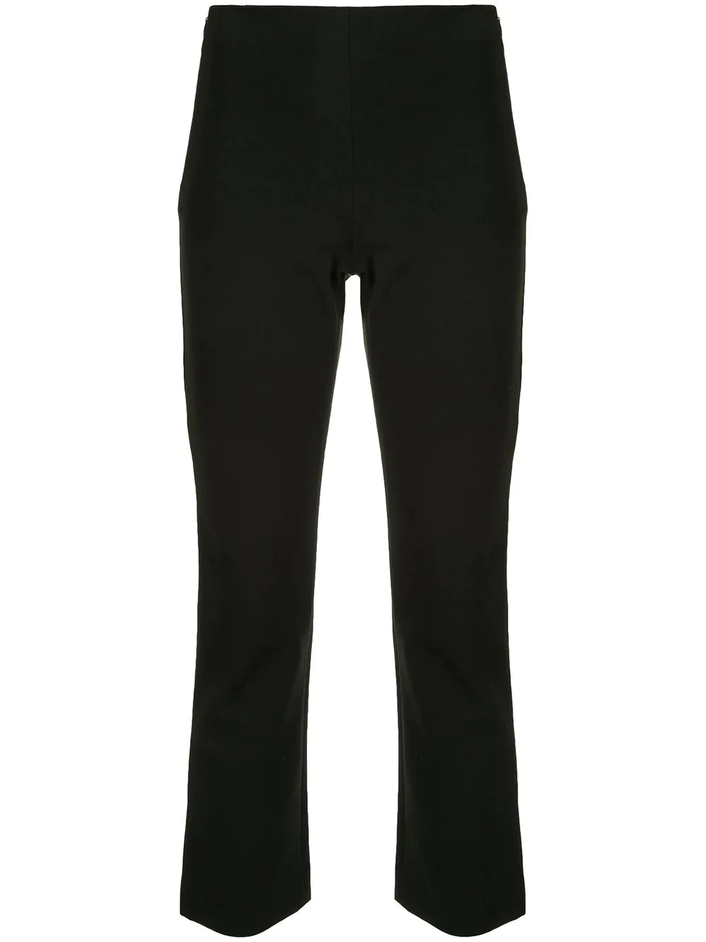 high-waisted cropped trousers - 1