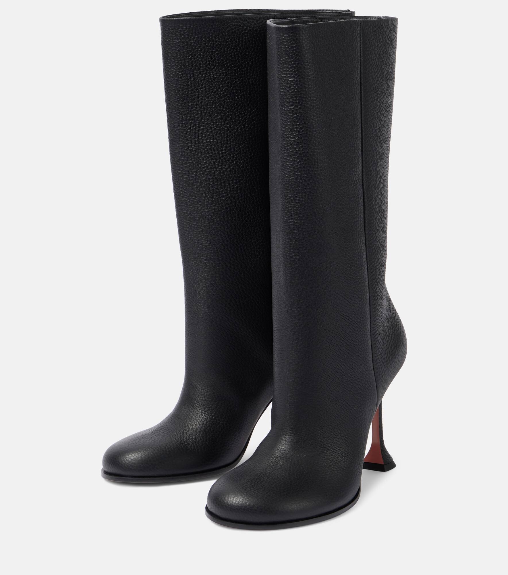 Liya 95 leather knee-high boots - 4