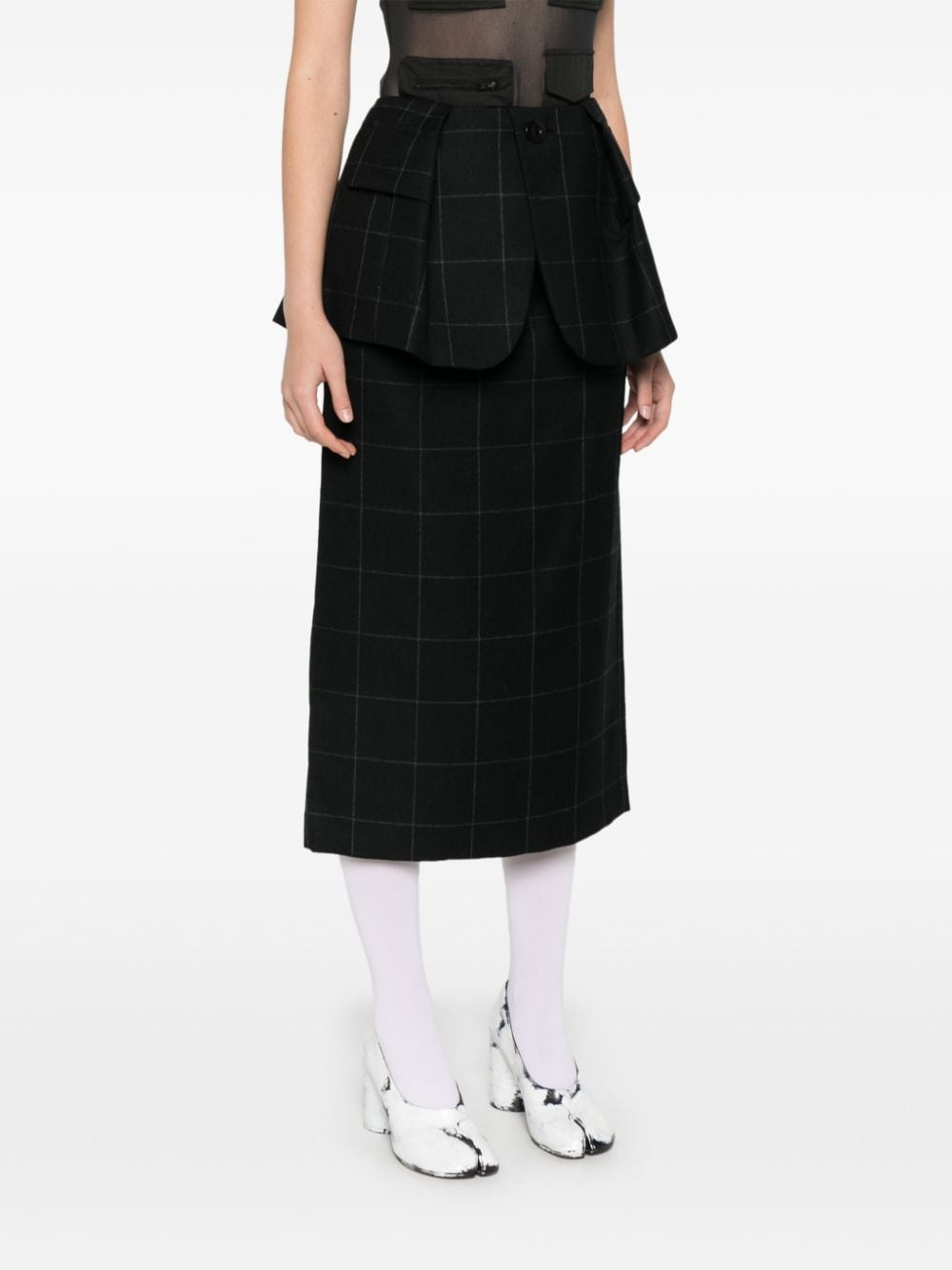 Sacai Women Midi Skirt - 4